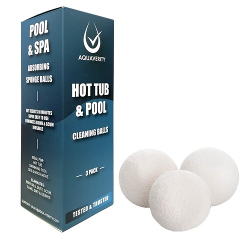 Hot tub cleaner balls - tub, floating