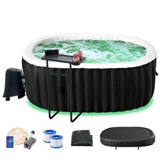 H&ZT Inflatable Hot Tub with 8