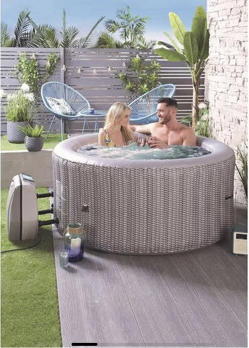New hot tub - hot, never